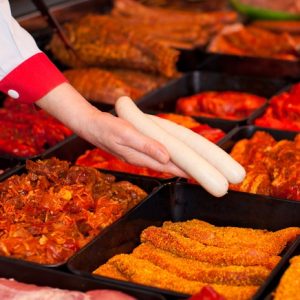 Grillfleisch und Würstchen im Hofladen Wulhorst Waltrop